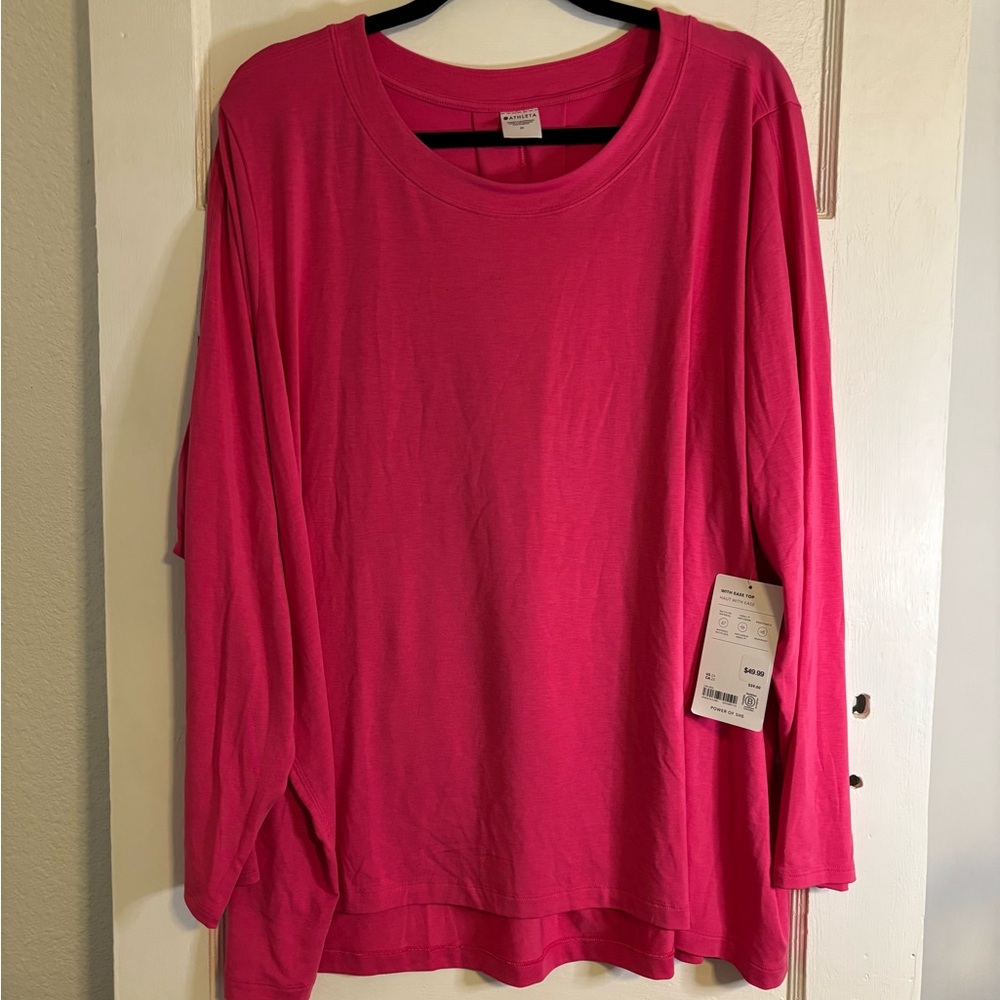 Athleta Ws 2X With Ease Long-sleeved Top